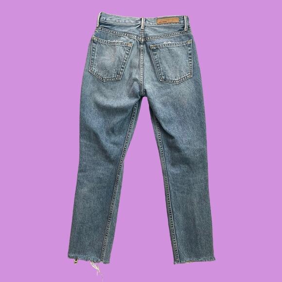 Grlfrnd Karolina High-Rise Crop Jean in Lost Forever Cropped Frayed Raw Hem 23 - Picture 4 of 8